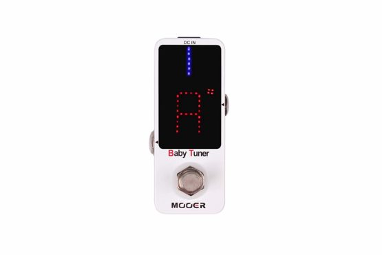 Mooer Baby Tuner Guitar Pedal, White - Image 2