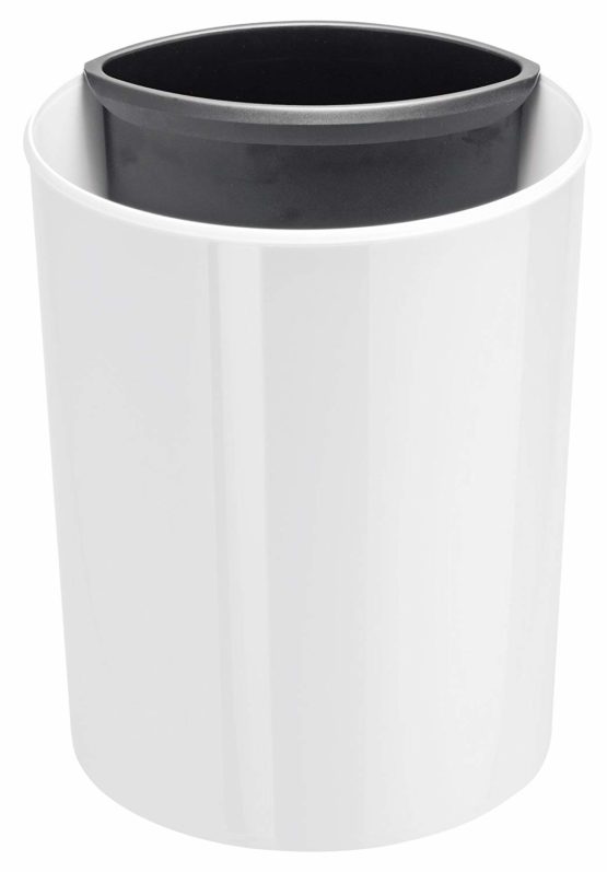 HAN 18200-12, i-Line waste bin. Modern, stylish. Elegant and glossy, premium quality, 20 litres, white - Image 2