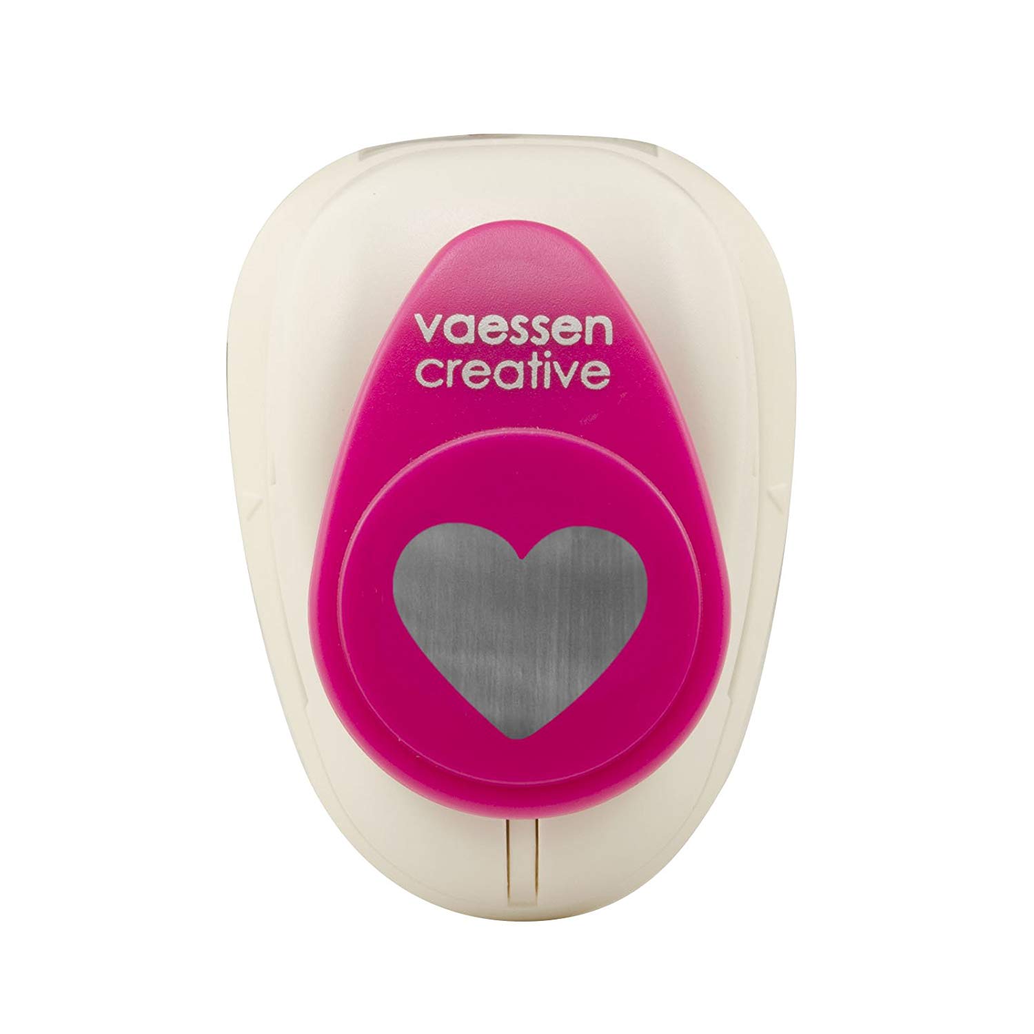 Vaessen Creative Craft Paper Punch - Heart - 2,1 x 2,5 cm - Circle Cutter for Crafting and Card Making, Multi-colour
