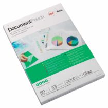 GBC A3 2x75 Micron Gloss Laminating Pouches, Pack of 25, 3740486