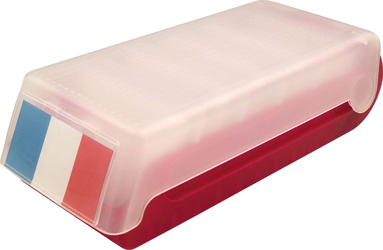 helit Flash Card Box for 800 Cards Beebox A7 - Red, DIN A7
