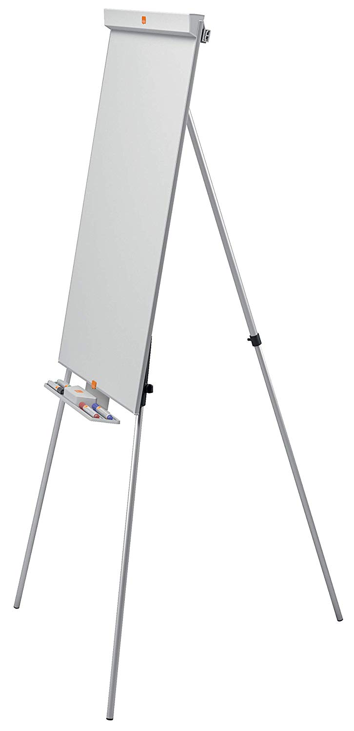 Nobo Basic Melamine Tripod Easel (Height Adjustable, Suitable for Flip Charts), White, 975 x 690 mm - Image 3