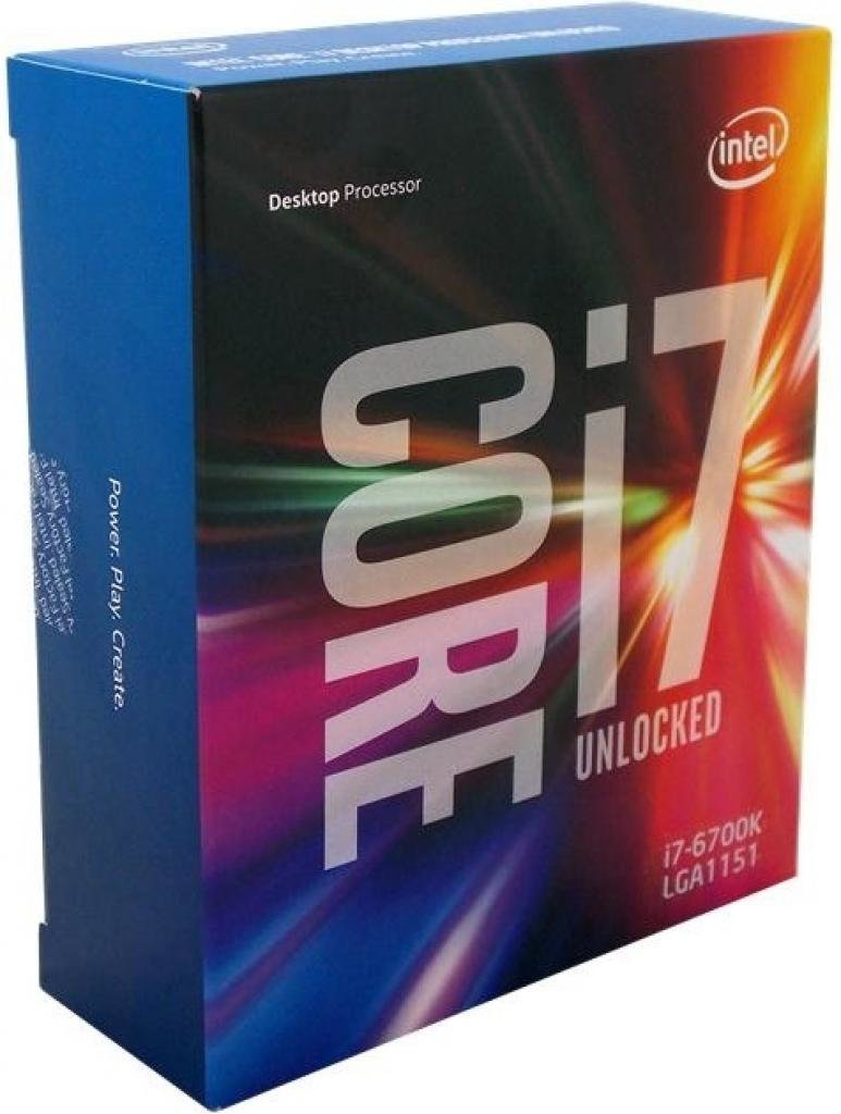 Intel Core i7 6700K Processor (4 GHz, 4 Core, 8 Threads, 8 MB cache, LGA1151 Socket Box), Silver