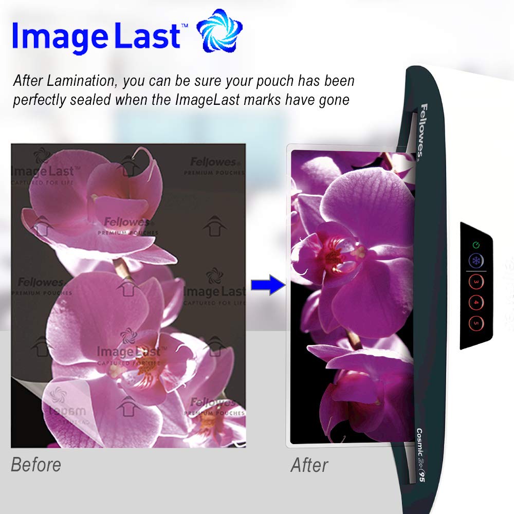 Fellowes A4 Laminating Pouches, Gloss Finish, 250 Sheets, 160 Micron (2x80) Clear & Durable Laminating Pouch - Image 3