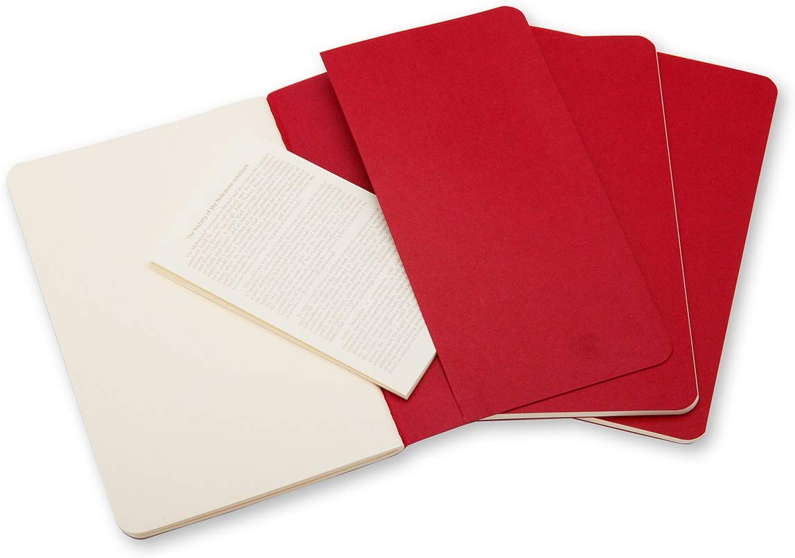 Plain Cahier: Large (Moleskine Srl), S31038, Red - Image 2