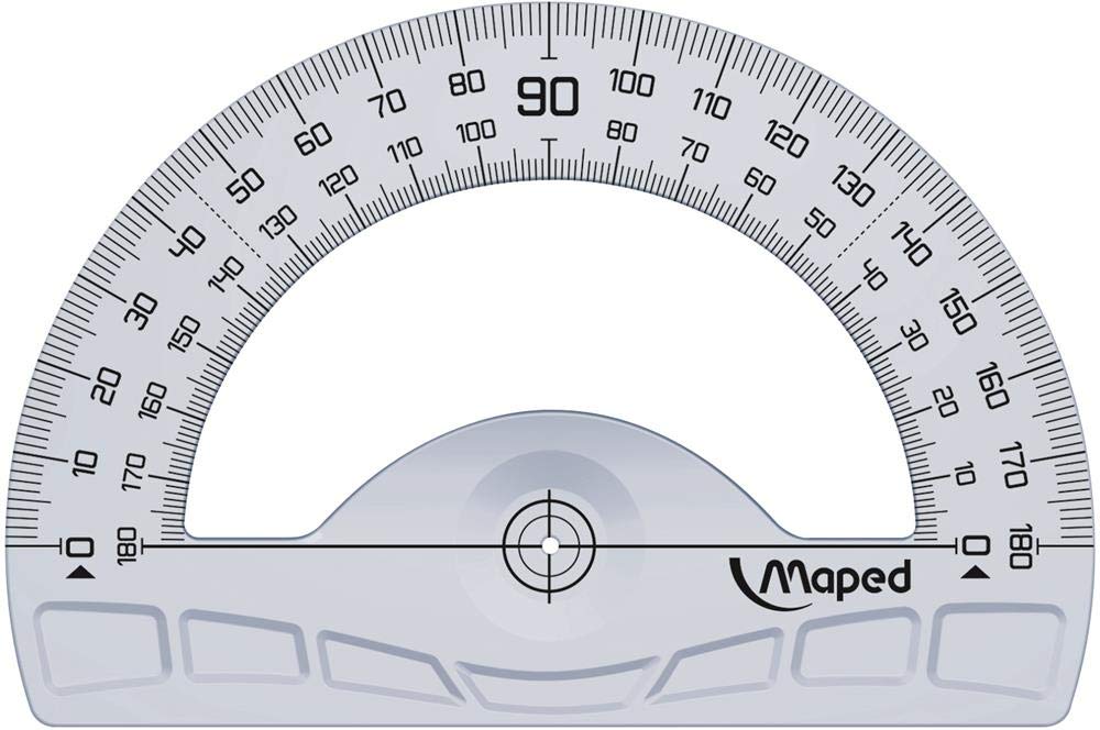 Maped 242767 - Kit of 4 Pieces (Ruler + Triangle + Square + Carrier), Units Contained: 1, Multicolored - Image 4