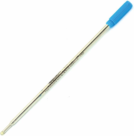 Monteverde Medium Ballpoint Soft Roll Refill for Cross Pens - Blue (Pack of 2)
