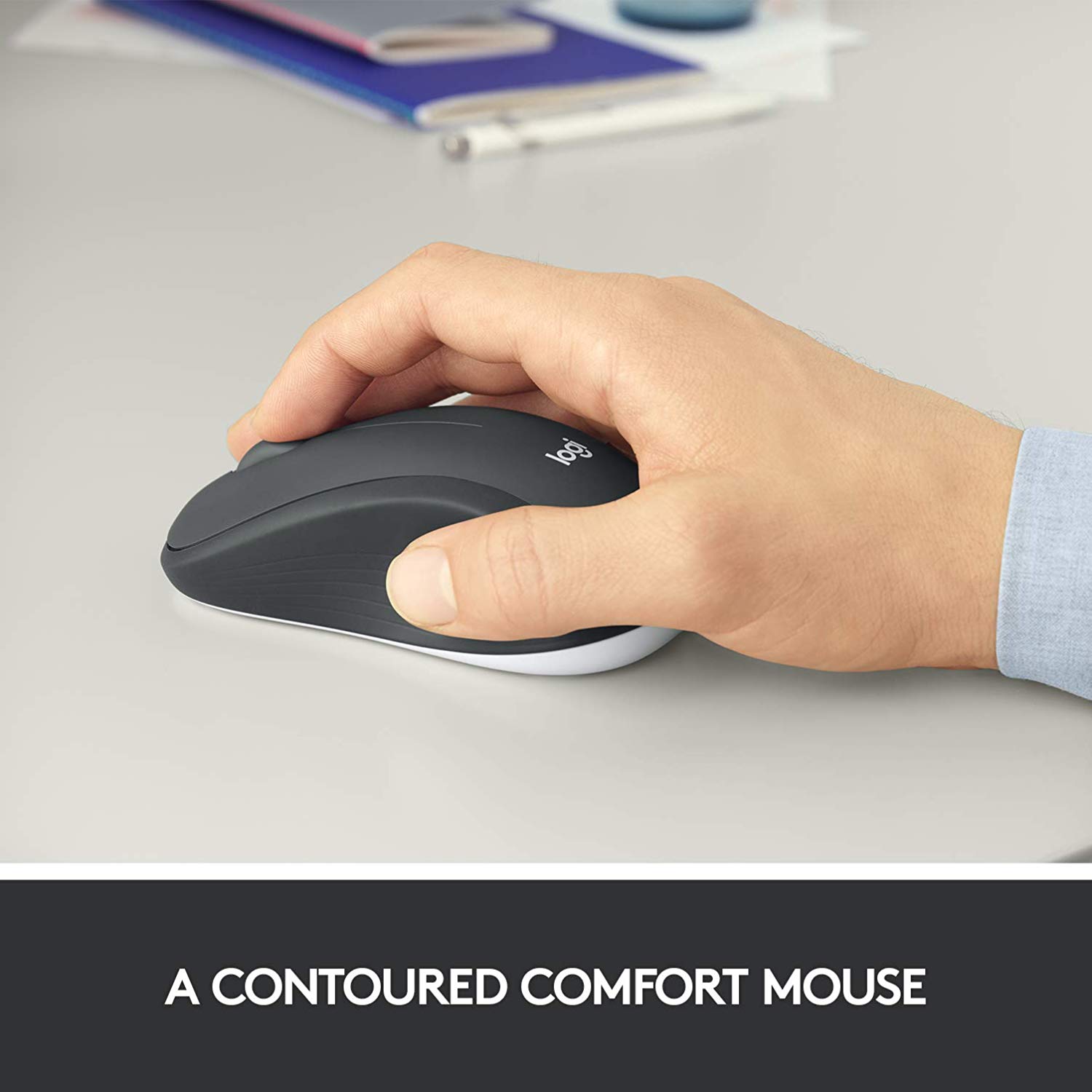 Logitech MK540 Advanced Wireless Keyboard and Mouse Combo for Windows 2.4 GHz Unifying USB-Receiver, Multimedia Hotkeys - Image 4