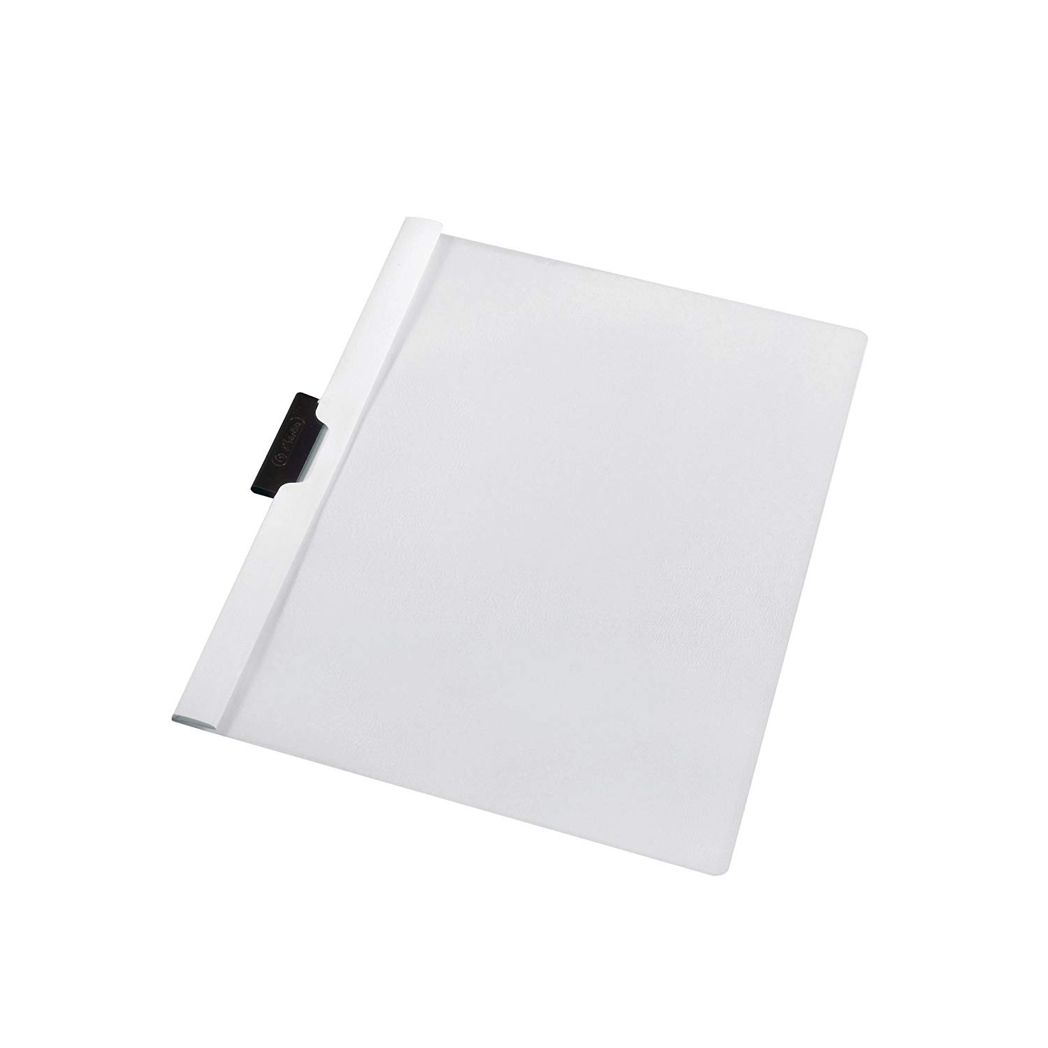 Herlitz A4 Spine Clip File with 30 Sheets Capacity - White (5 Pieces), 30 Blatt