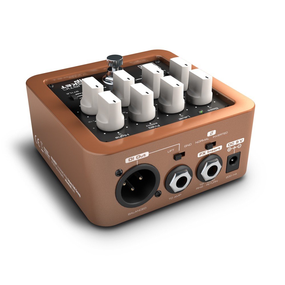 Palmer POCKET AMP ACOUSTIC - Portable Preamp for Acoustic String Instruments, multicoloured - Image 2