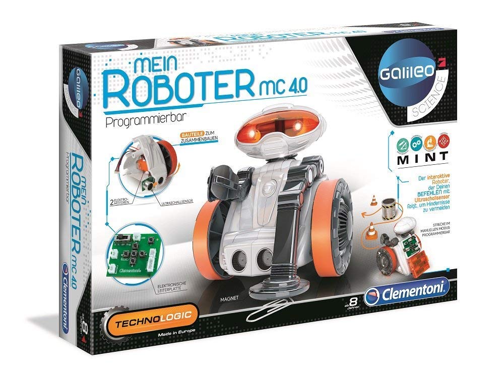 Clementoni 61829 Science Museum - Mio The robot, Multicoloured, 45.1 x 31.1 x 7 cm