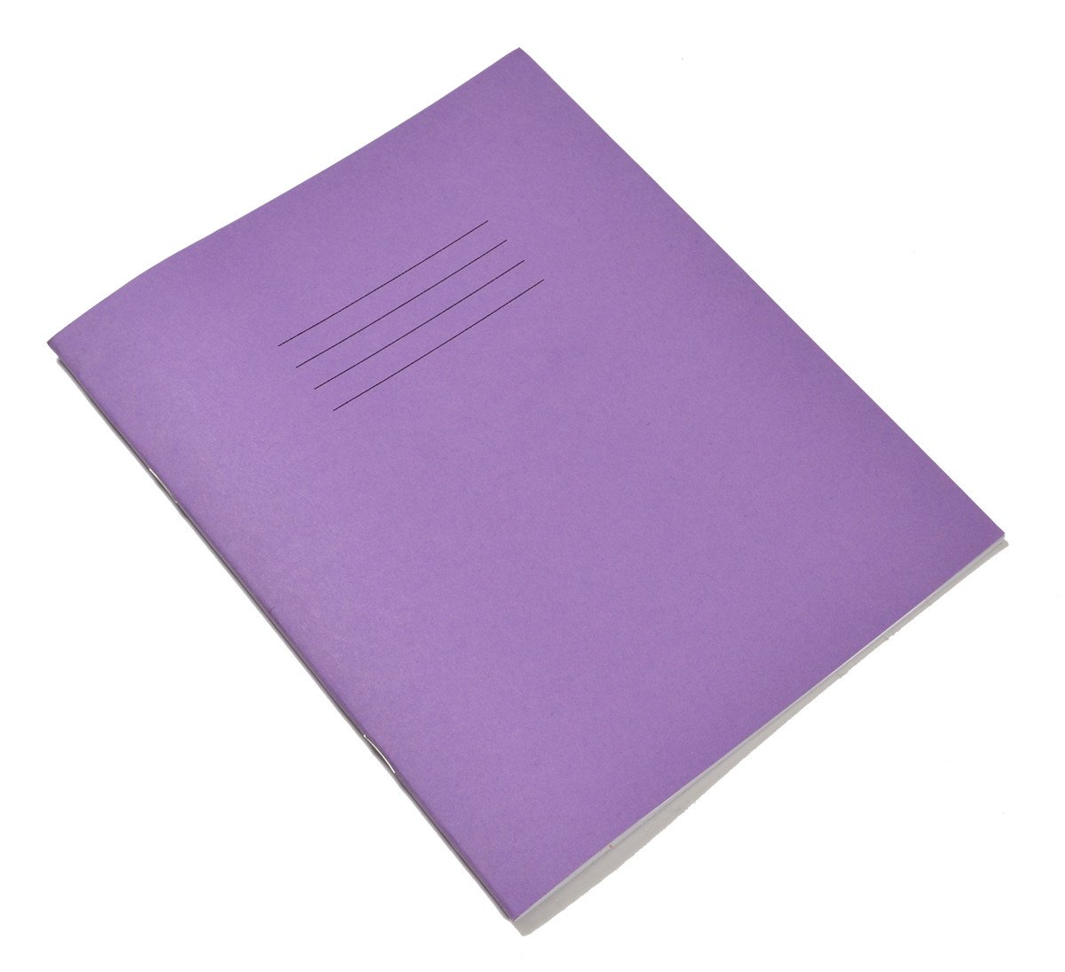 Rhino 8 x 6.5 Exercise Books, 48-Page / 8mm Lined with Margin Paper Notebook, 10-Pack, Writing Book