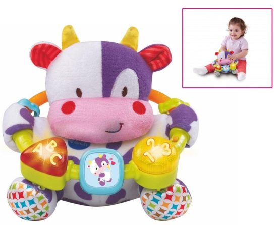 VTech- Muusical Cow Interactive Baby Plush with Soft, Multi-Colour, Single (3480-166022) - Image 3