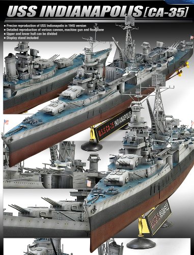Academy 1: 350 - USS Indianapolis Ca-35, Various, Various - Image 2