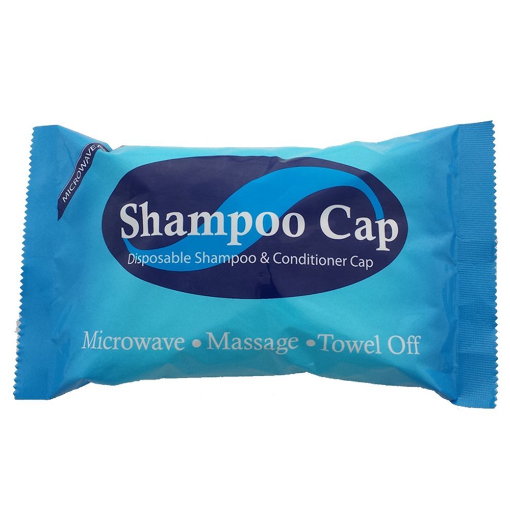 NRS Healthcare Nilaqua Shower Cap, Waterless, No Rinse, Shampoo Cap, White