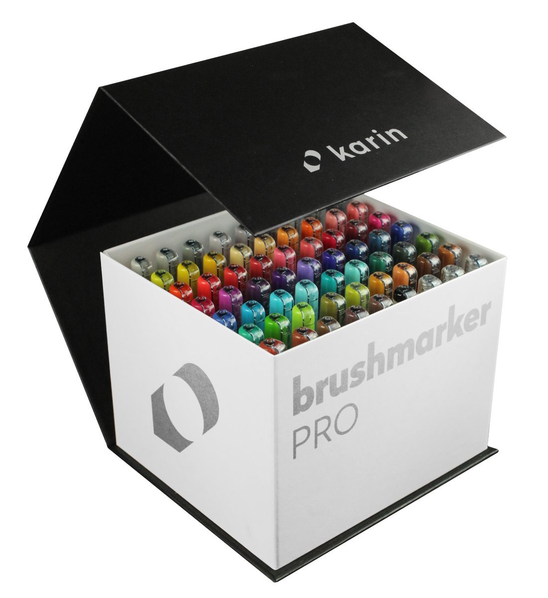 KARIN Megabox Brush Marker Pro Water-Based Brush Pen Suitable for Painting Drawing and Handlettering Multi-Coloured KAR27C7 Assorted - Image 4