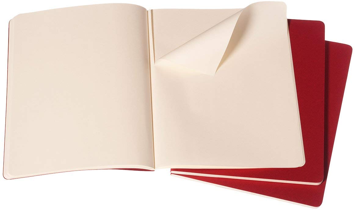 Plain Cahier: Extra Large (Moleskine Srl), Red, X-Large - Image 4