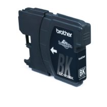 Brother LC-1100BK Inkjet Cartridges, Black, Twin Pack, Standard Yield, Includes 2 x Inkjet Cartridges, Brother Genuine Supplies