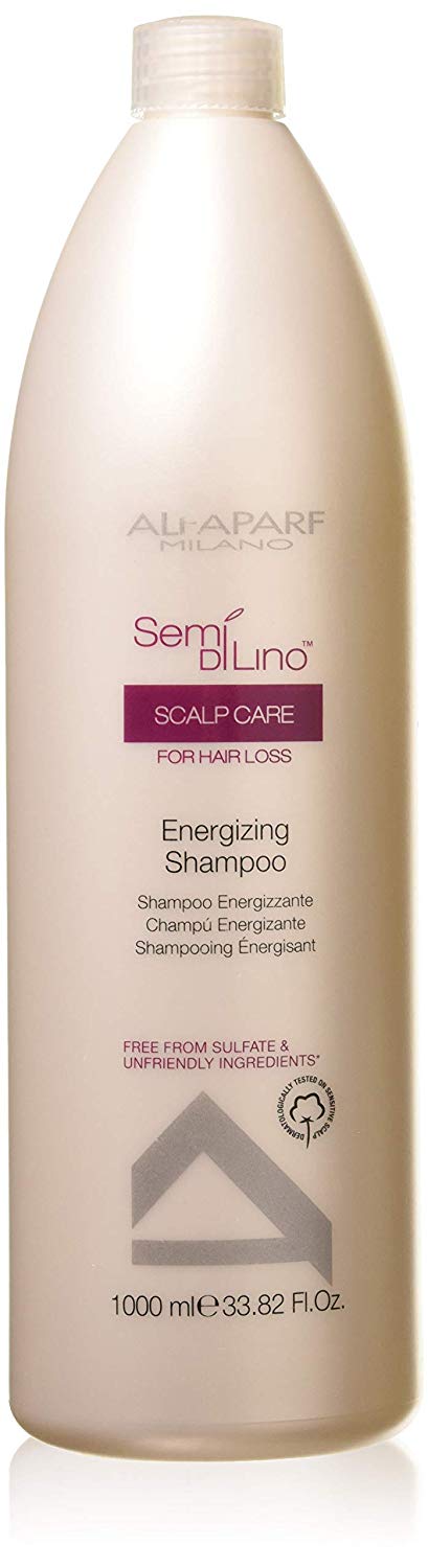 AlfaParf Milano Semi Dí Lino Scalp Care Energising Shampoo 1000 ml, standard, 1 l (Pack of 1)