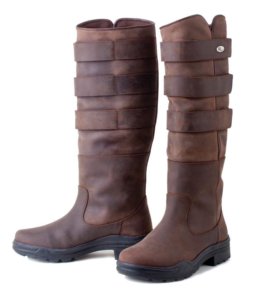 Rhinegold Unisex Country Rhinegold Elite Colorado Boot 8 42 Brown, Brown, Size EU42 UK, Size 8 (EU42)
