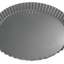 DE BUYER 4703.10 to evasés Round Fluted Tart Tin – Fixed Base – Coated Steel – Height 2 cm Diameter 10 cm