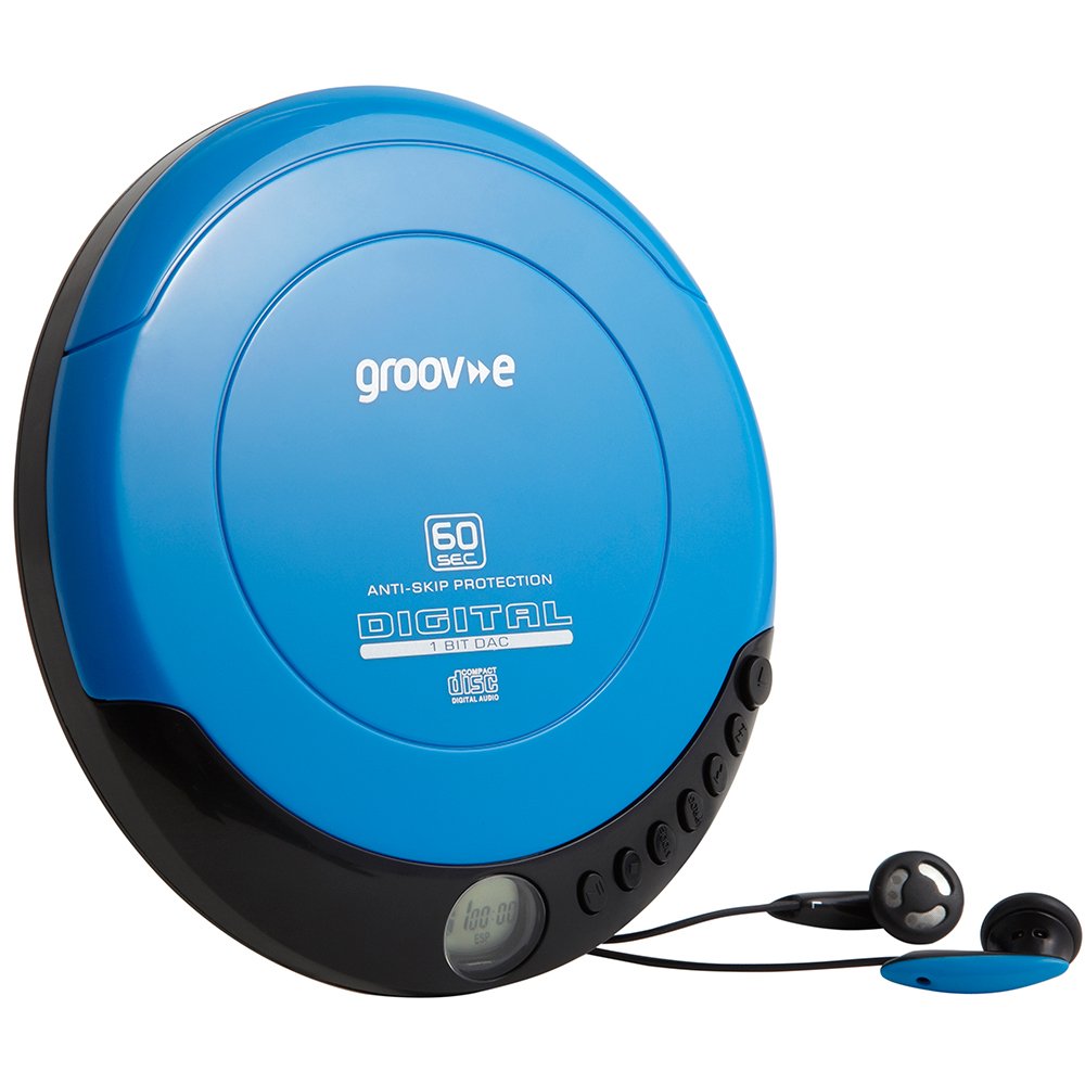 Groov-e RETRO Compact CD Player, Personal Music Player with CD-R & CD-RW Playback, Anti-Skip Protection, Programmable Tracks - Image 2