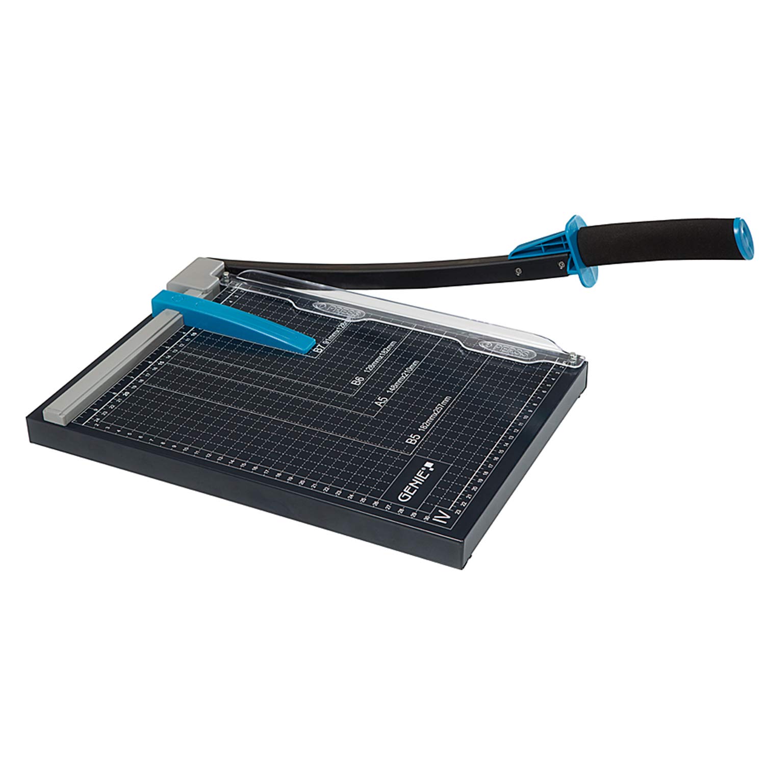 Genie GM A4 Paper Guillotine (Suitable for Sizes up to A4 12 Sheets High-Quality Metal Work Surface for Materials Such as Paper Pictures