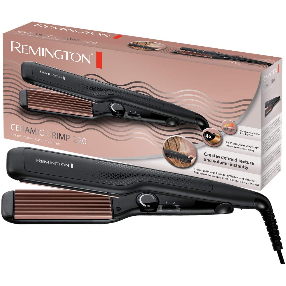 Remington S 3580 Ceramic Crimp for Hair, Black