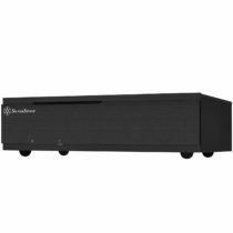 SilverStone SST-ML06B-E - Milo Slim HTPC Silent Mini-ITX Computer Case, black