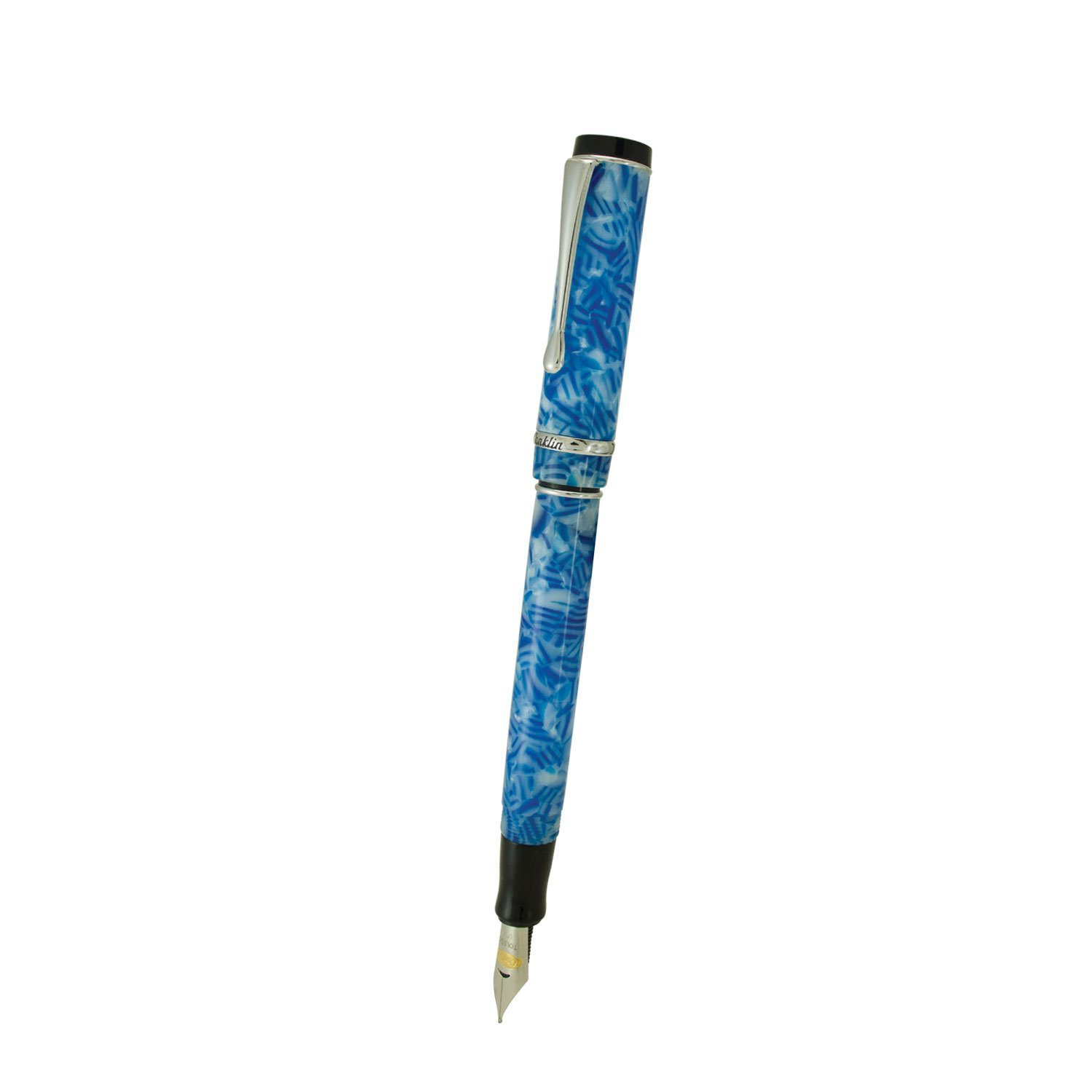 Conklin Duragraph Fountain Pen with Medium Nib - Ice Blue - Image 3