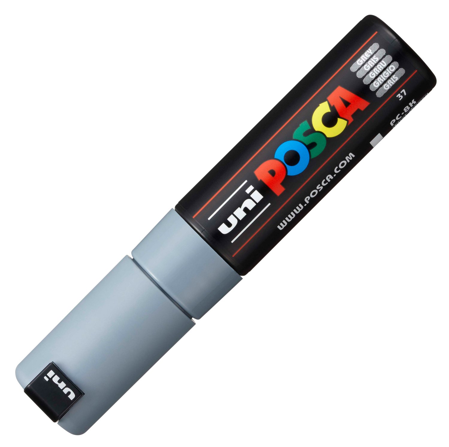 Uni-Ball Posca Broad Chisel Tip Marker - Grey