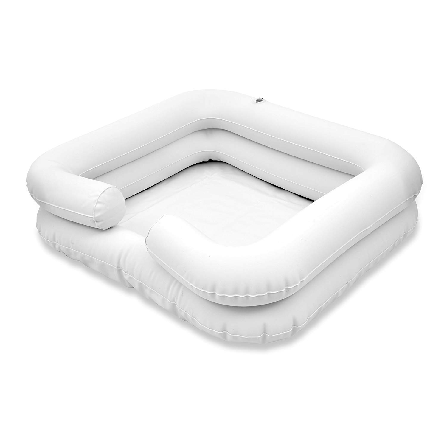 Ability Superstore Economy Inflatable Hair Washing Basin, White