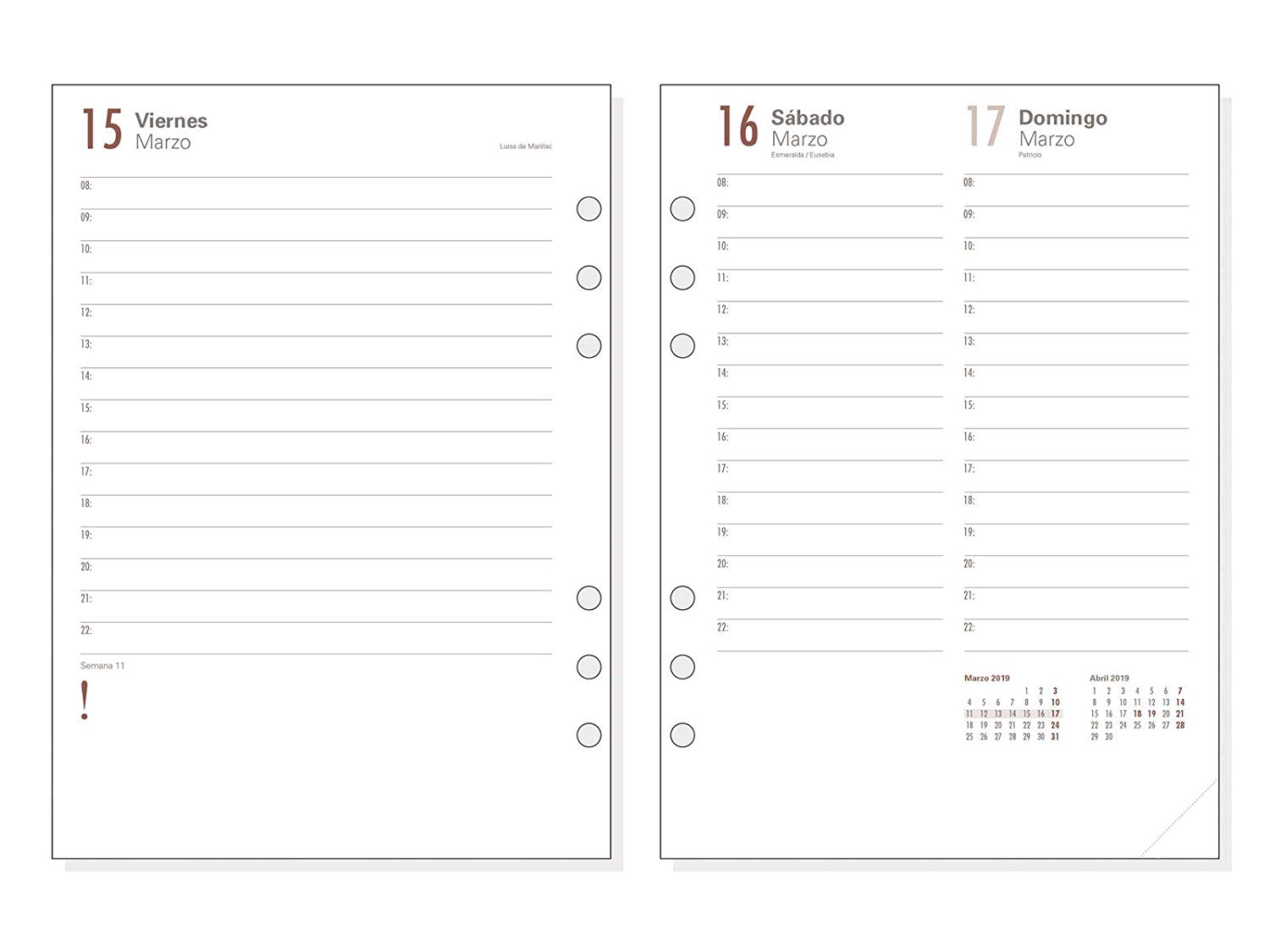 Finocam 2733510 Daily Organiser 2019 - Image 3