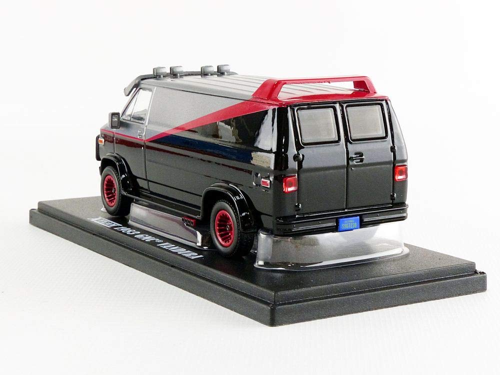 Greenlight Collectibles - 86515 - GMC VANDURA 1983 From A-TEAM Tv Movie 12cm Scale 1/43 - DieCast Model, Black - Image 3