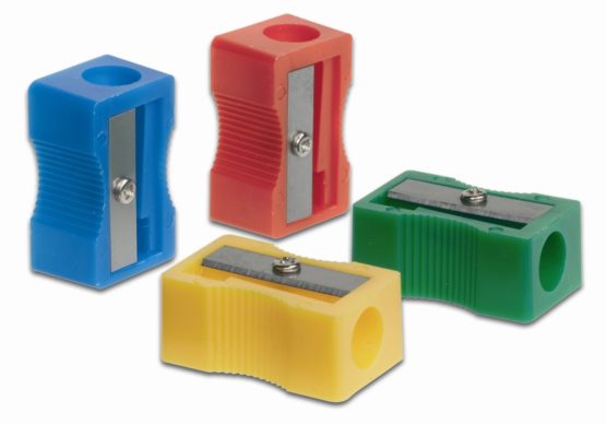 Swordfish 40259 Single Hole Wedge Pencil Sharpeners for 8mm Pencils (Box of 50)