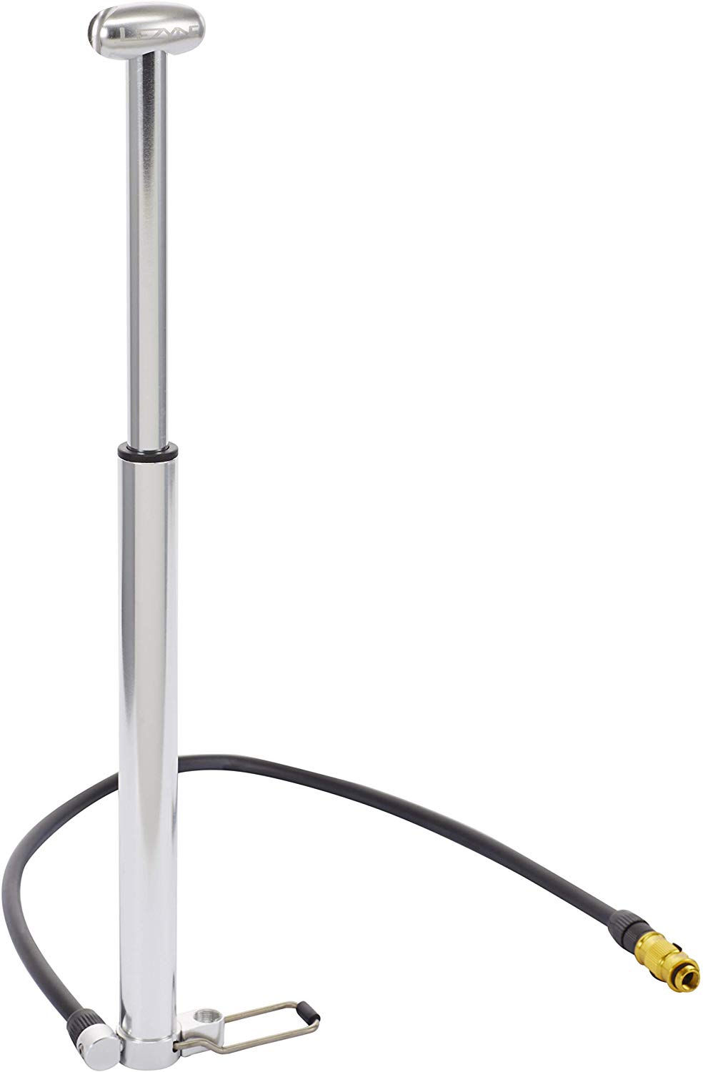 LEZYNE Micro Floor Drive High Pressure & High Volume Bike Pumps, Silver - silver, Silver High Pressure - Image 4
