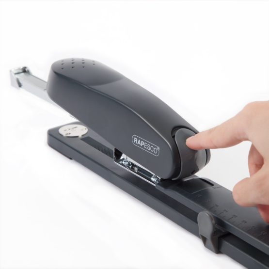 Rapesco R79026A3 790 Long Arm Stapler - 50-Sheet Capacity - Grey - Image 3