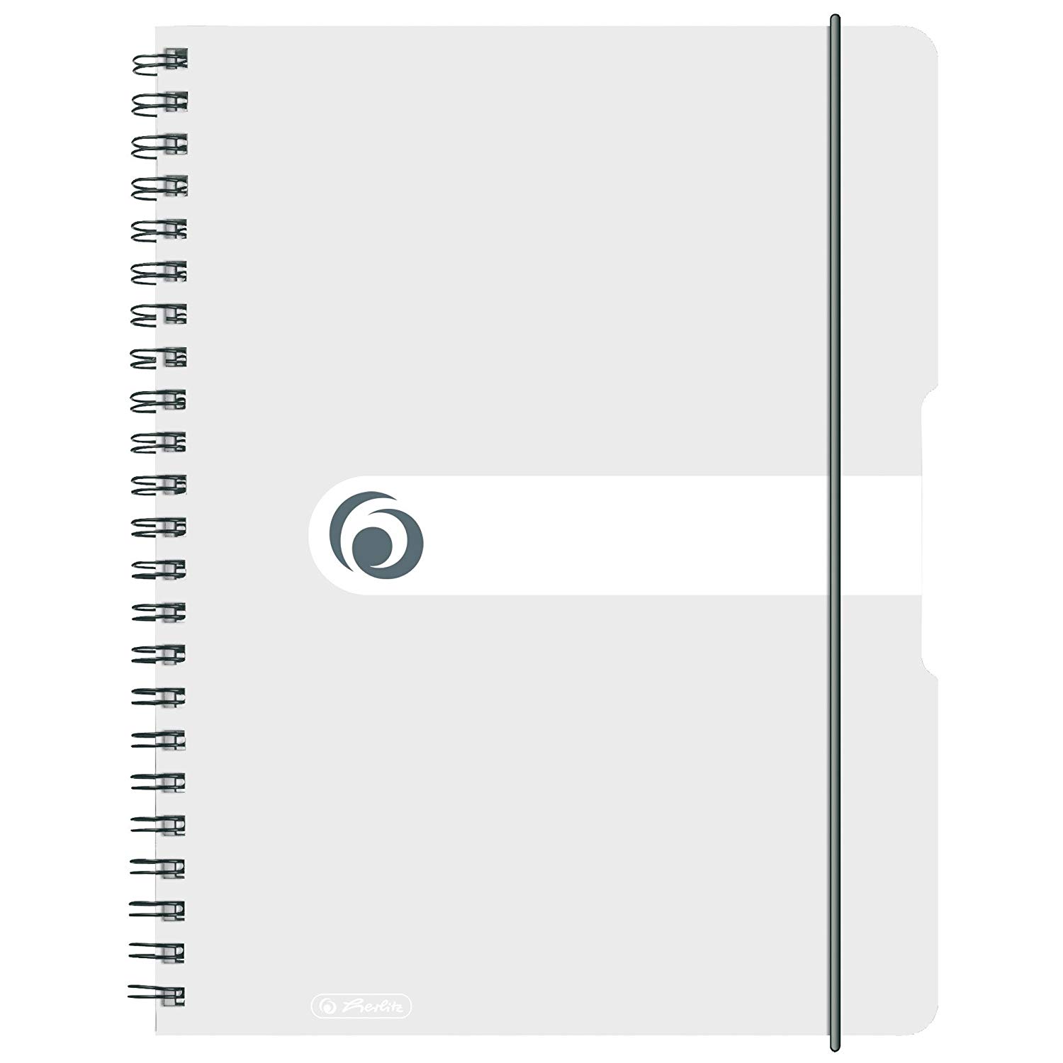 Herlitz A4 To Go Spiral Pad - Transparent (80 sheets)