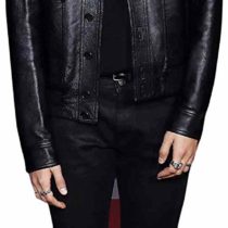 STAR CUTOUTS CS750 RM Lifesize Cardboard Free Desktop Cutout of Kim NAM-Joon (Rap Monster Standup) Black Leather Bangtan Boys, Multicolour