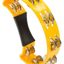 Percussion Plus Half Moon Tambourine - Yellow