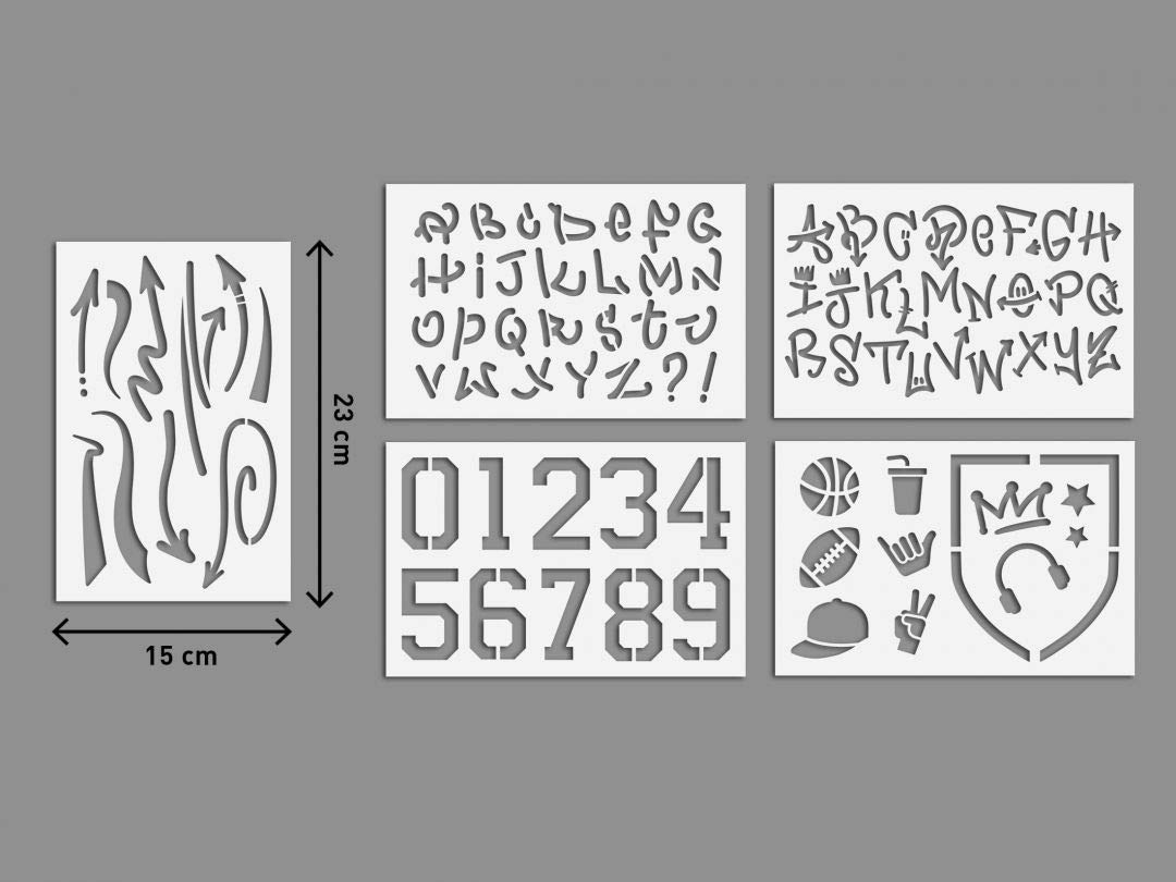 Pilot Pintor Creative Kit Stencils Assorted Colours Fine Point - Image 4