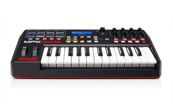 AKAI Professional MPK225 - Compact 25-Key Semi-Weighted USB MIDI Keyboard Controller Including Assignable MPC Controls Including 8 Pads, Q-Links, Buttons and Plug and Play Connectivity - Image 2