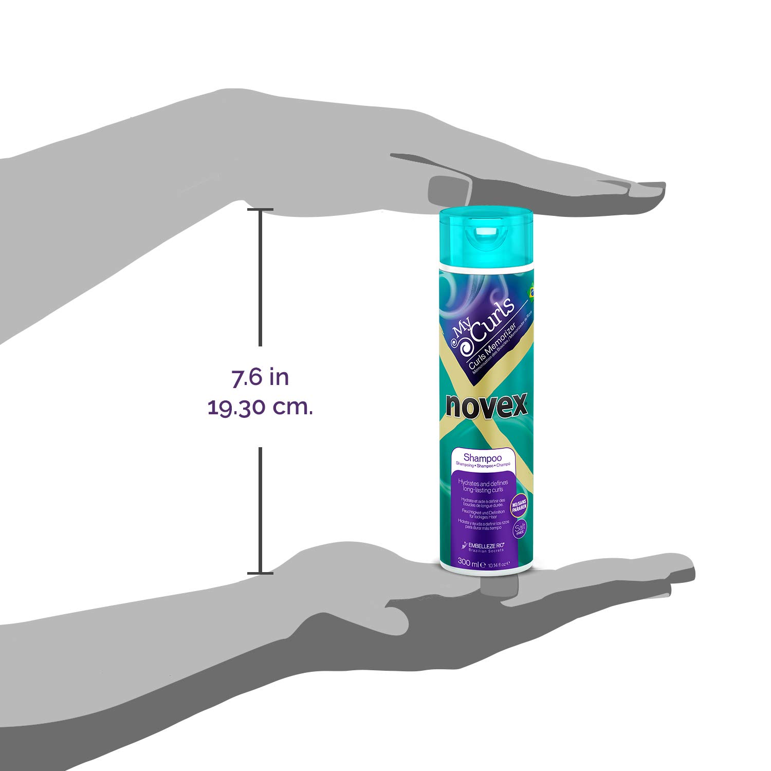 Novex My Curls Shampoo, 300 ml, Daily Shampoo, 300 ml (Pack of 1) - Image 3