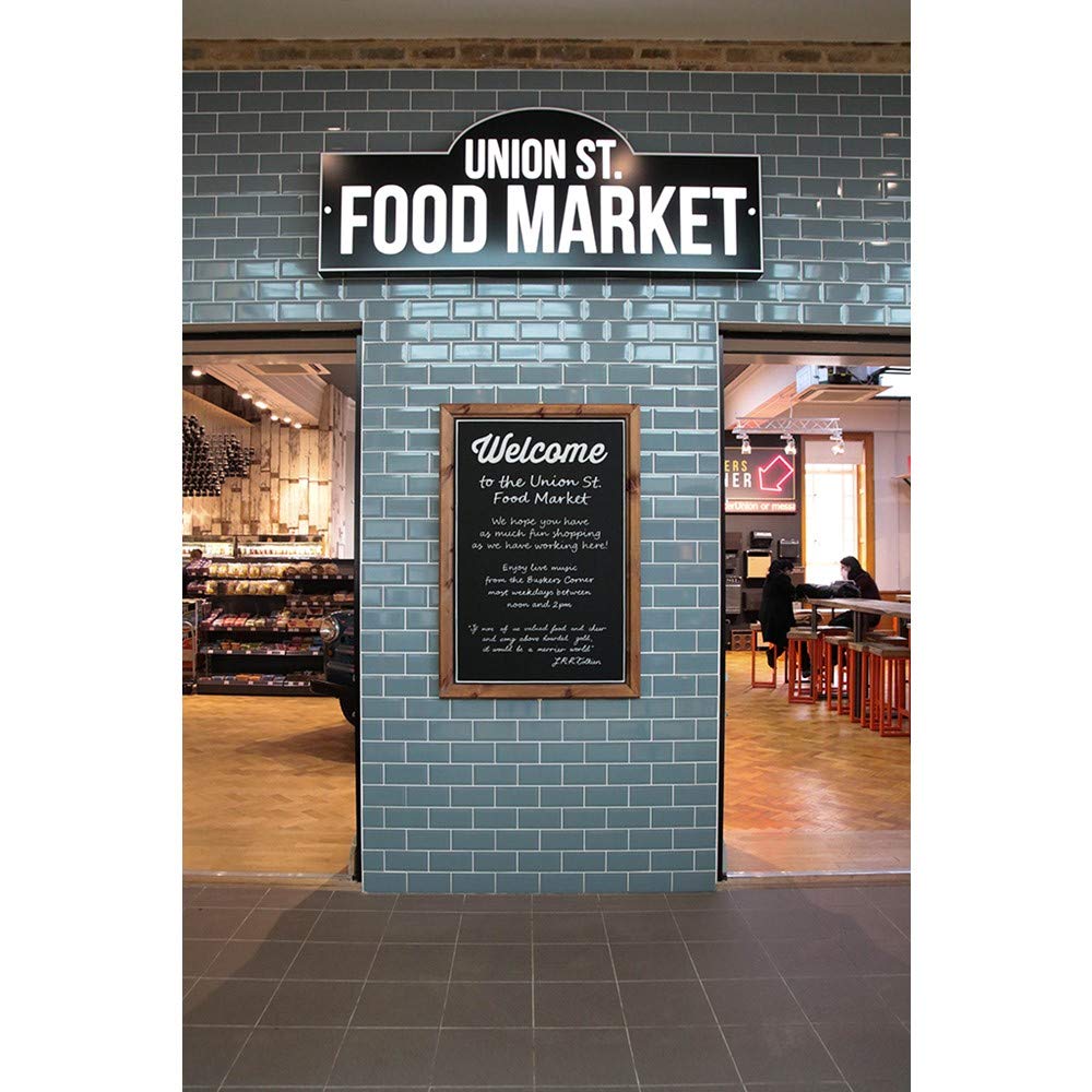 Chalkboards UK Premium Framed Blackboard, Wood, Black, 131 x 89.5cm, A0 (131 x 89.5 x 5cm) - Image 3