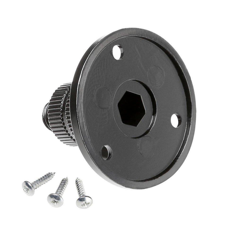 Adam Hall Stands D 921 BLK - Gooseneck Mounting Plate, black - Image 2