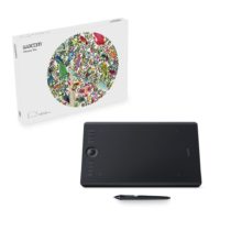 Wacom PTH-660-N Intuos Pro Pen Tablet (Size: M)/Medium Professional Graphic Tablet Including Wacom Pro Pen 2 Stylus with Replacement Tips/Compatible with Windows and Apple, Black