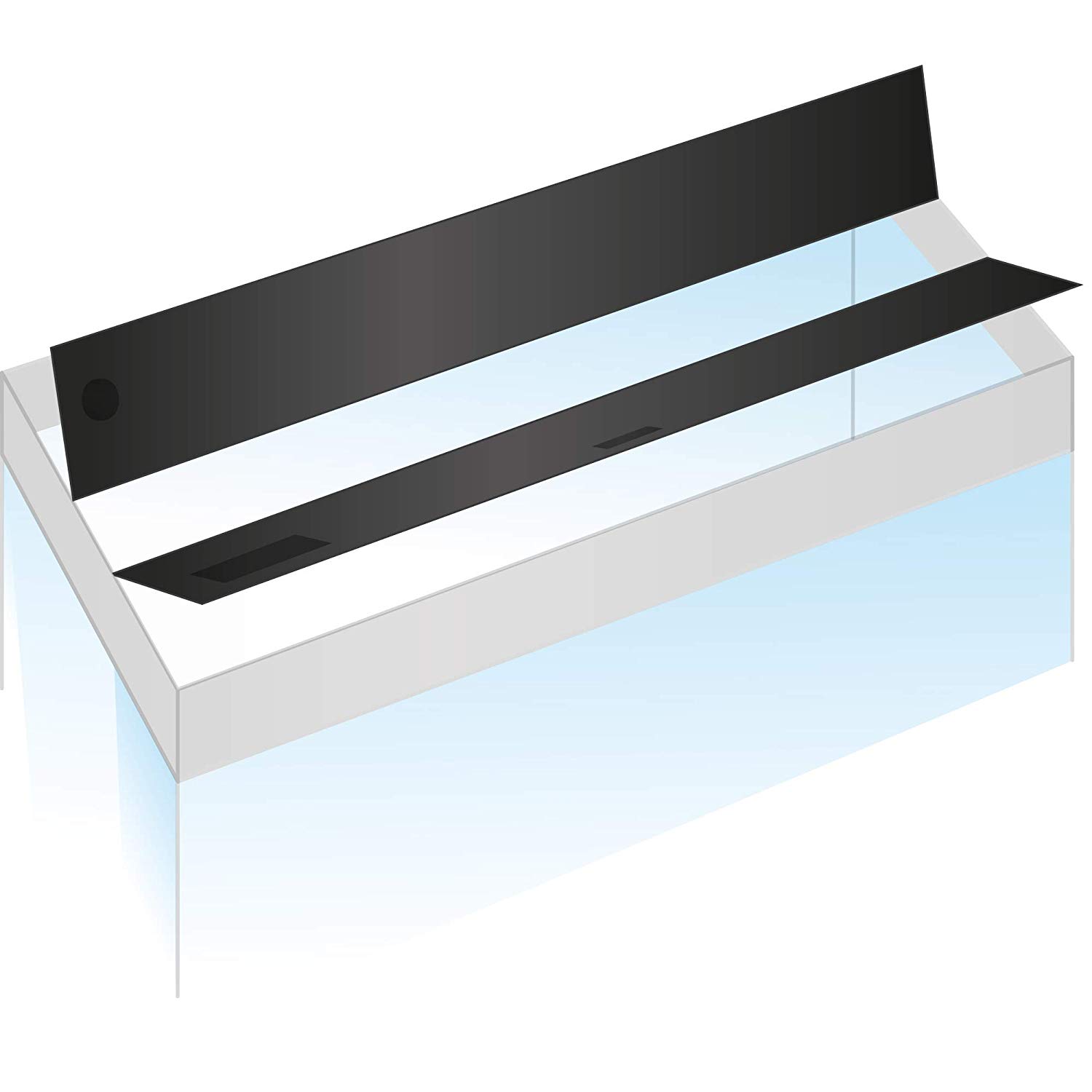 Juwel RIO 300 Aquarium Lid, Set of 2 Tubes, black, 120 x 50 - Image 3