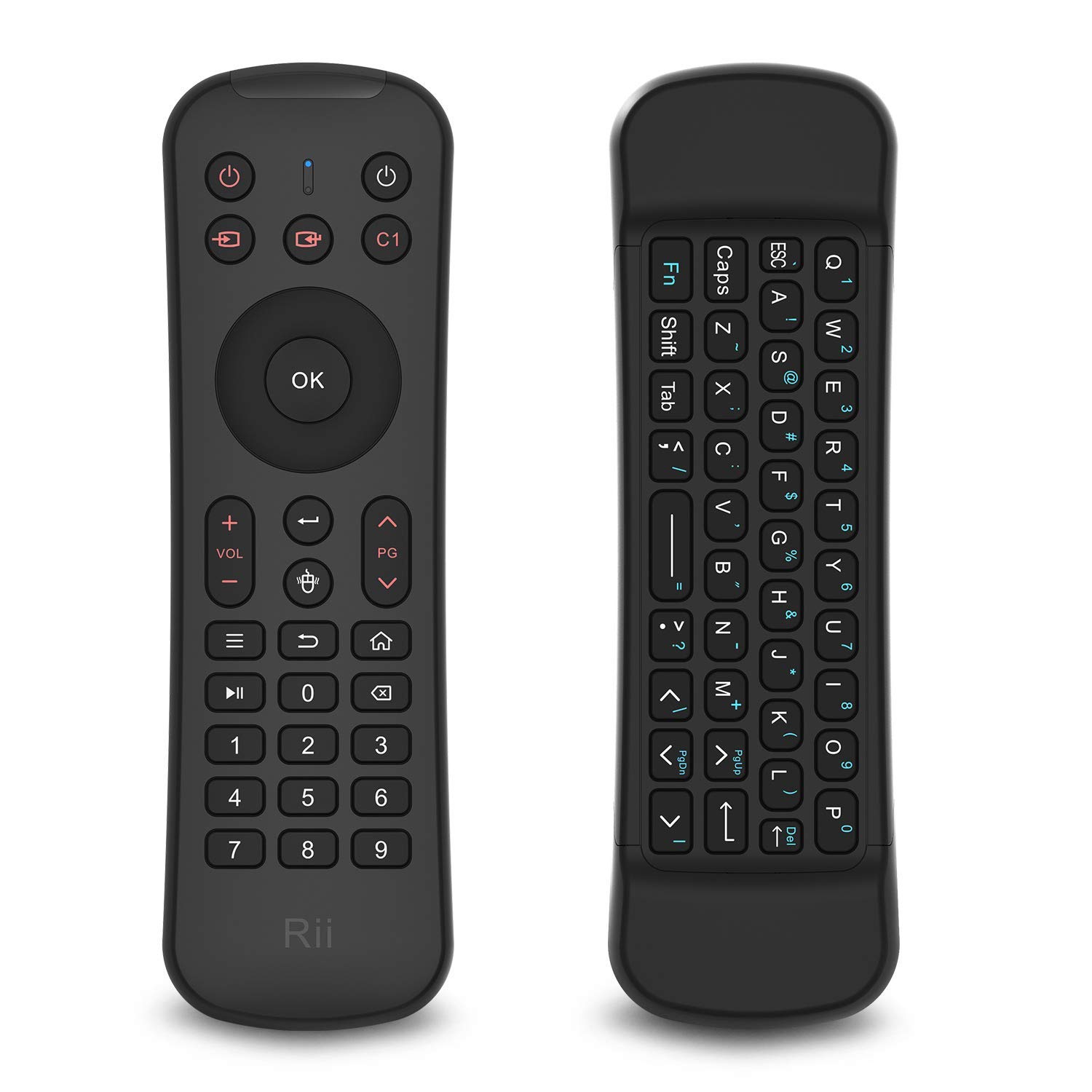 R Ii Android Remote Controller Rii MX6 Air Mouse Controller, Mini Wireless Keyboard and IR Remote ...