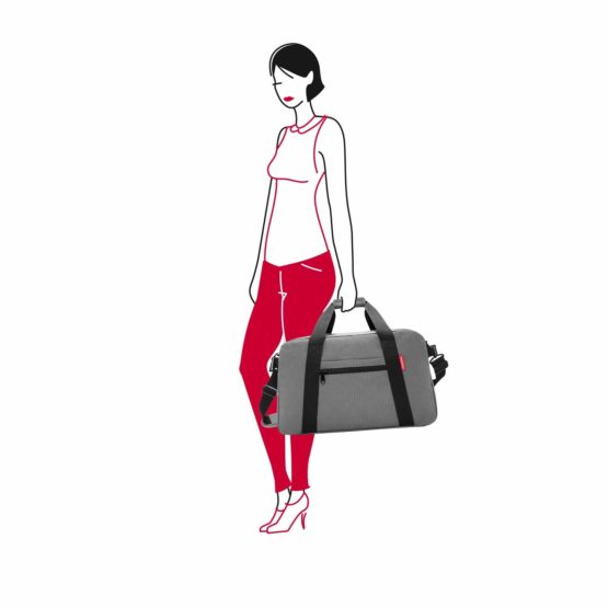 Reisenthel Traveller Canvas Travel Duffle, 57 cm, 55 liters, Grey - Image 3