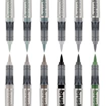 KARIN Brushmarker PRO 12"Grey colours" set